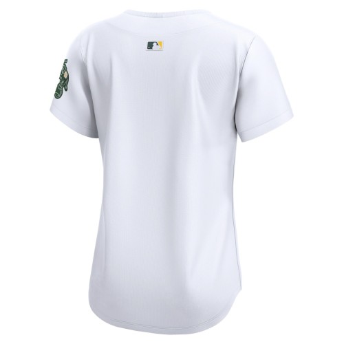 Oakland Athletics Nike Women's Home Limited Jersey - White Oakland Athletics Nike Women's Home Limited Jersey - White