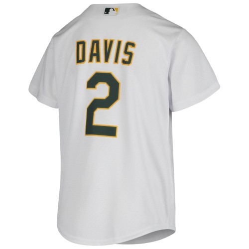 Khris Davis Oakland Athletics Nike Youth Home Jersey - White Khris Davis Oakland Athletics Nike Youth Home Jersey - White