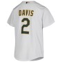 Khris Davis Oakland Athletics Nike Youth Home Jersey - White Khris Davis Oakland Athletics Nike Youth Home Jersey - White