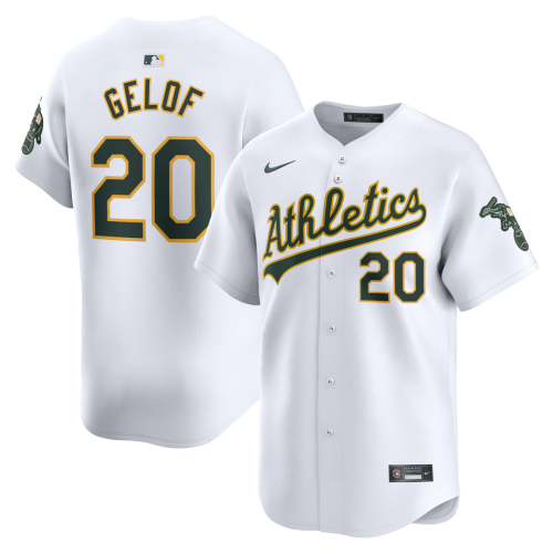 Zack Gelof Oakland Athletics Nike Youth Home Limited Player Jersey - White Zack Gelof Oakland Athletics Nike Youth Home Limited Player Jersey - White