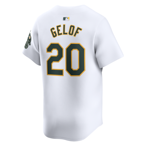 Zack Gelof Oakland Athletics Nike Youth Home Limited Player Jersey - White Zack Gelof Oakland Athletics Nike Youth Home Limited Player Jersey - White