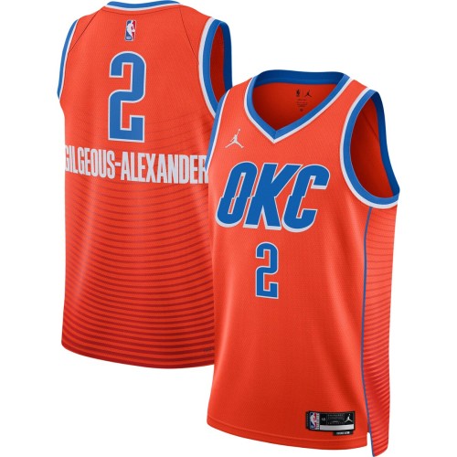 Shai Gilgeous-Alexander Oklahoma City Thunder Jordan Brand 2022/23 Statement Edition Swingman Jersey - Orange Shai Gilgeous-Alexander Oklahoma City Thunder Jordan Brand 2022/23 Statement Edition Swingman Jersey - Orange