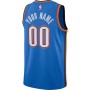 Oklahoma City Thunder Nike Custom Swingman Jersey - Icon Edition - Blue Oklahoma City Thunder Nike Custom Swingman Jersey - Icon Edition - Blue