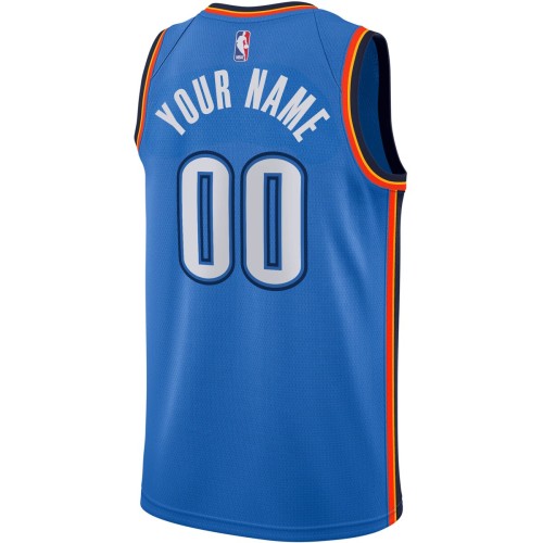 Oklahoma City Thunder Nike Swingman Custom Jersey Blue - Icon Edition Oklahoma City Thunder Nike Swingman Custom Jersey Blue - Icon Edition