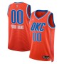Oklahoma City Thunder Jordan Brand Unisex 2022/23 Swingman Custom Jersey - Statement Edition - Orange Oklahoma City Thunder Jordan Brand Unisex 2022/23 Swingman Custom Jersey - Statement Edition - Orange