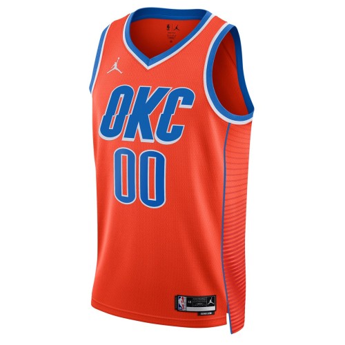 Oklahoma City Thunder Jordan Brand Unisex 2022/23 Swingman Custom Jersey - Statement Edition - Orange Oklahoma City Thunder Jordan Brand Unisex 2022/23 Swingman Custom Jersey - Statement Edition - Orange