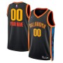 Oklahoma City Thunder Nike Unisex 2024/25 Custom Swingman Jersey - City Edition - Black Oklahoma City Thunder Nike Unisex 2024/25 Custom Swingman Jersey - City Edition - Black