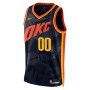 Oklahoma City Thunder Nike Unisex 2023/24 Custom Swingman Jersey - Navy - City Edition Oklahoma City Thunder Nike Unisex 2023/24 Custom Swingman Jersey - Navy - City Edition