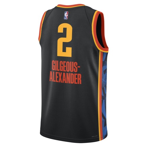 Shai Gilgeous-Alexander Oklahoma City Thunder Nike Unisex 2024/25 Swingman Player Jersey - City Edition - Black Shai Gilgeous-Alexander Oklahoma City Thunder Nike Unisex 2024/25 Swingman Player Jersey - City Edition - Black
