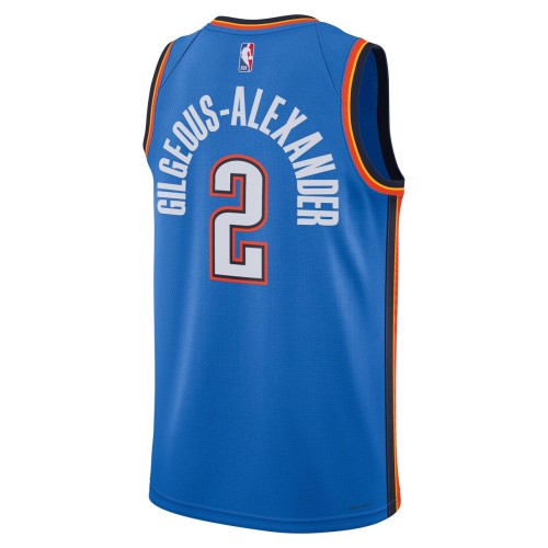 Shai Gilgeous-Alexander Oklahoma City Thunder Nike Unisex 2022/23 Swingman Jersey - Icon Edition - Blue Shai Gilgeous-Alexander Oklahoma City Thunder Nike Unisex 2022/23 Swingman Jersey - Icon Edition - Blue