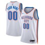 Oklahoma City Thunder Nike Unisex 2022/23 Swingman Custom Jersey White - Association Edition Oklahoma City Thunder Nike Unisex 2022/23 Swingman Custom Jersey White - Association Edition