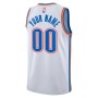 Oklahoma City Thunder Nike Unisex 2022/23 Swingman Custom Jersey White - Association Edition Oklahoma City Thunder Nike Unisex 2022/23 Swingman Custom Jersey White - Association Edition