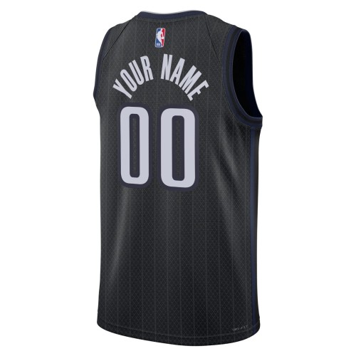 Orlando Magic Nike Unisex 2022/23 Swingman Custom Jersey - City Edition - Black