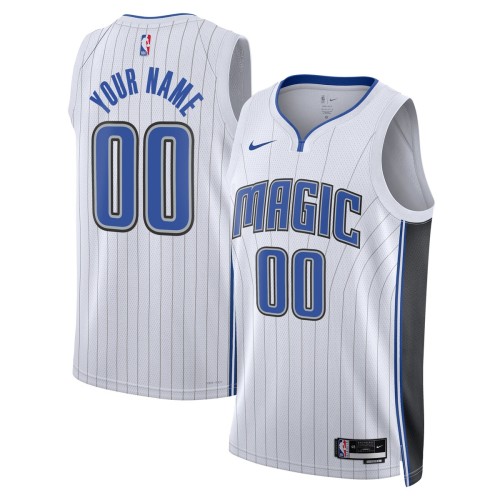 Orlando Magic Nike Unisex 2022/23 Swingman Custom Jersey White - Association Edition Orlando Magic Nike Unisex 2022/23 Swingman Custom Jersey White - Association Edition