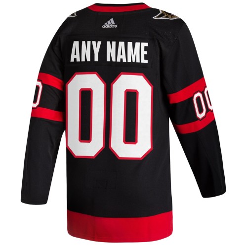 Ottawa Senators adidas 2020/21 Home Authentic Custom Jersey - Black Ottawa Senators adidas 2020/21 Home Authentic Custom Jersey - Black