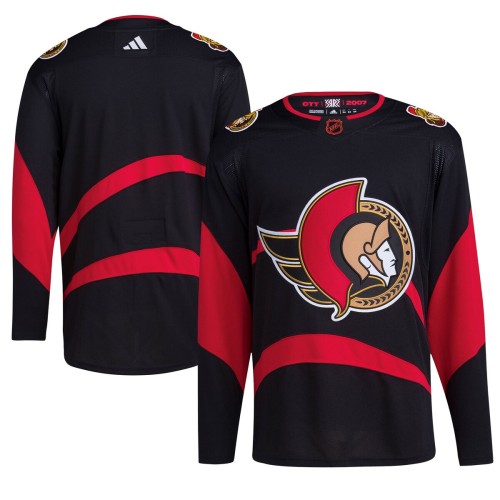 Ottawa Senators adidas Reverse Retro 2.0 Authentic Blank Jersey - Black Ottawa Senators adidas Reverse Retro 2.0 Authentic Blank Jersey - Black