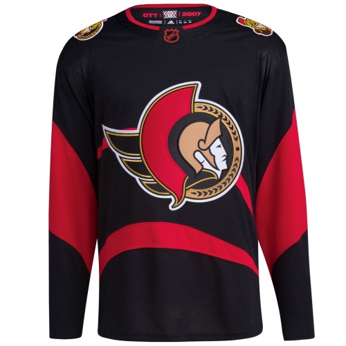 Ottawa Senators adidas Reverse Retro 2.0 Authentic Blank Jersey - Black Ottawa Senators adidas Reverse Retro 2.0 Authentic Blank Jersey - Black