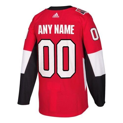 Ottawa Senators adidas Authentic Custom Jersey - Red Ottawa Senators adidas Authentic Custom Jersey - Red