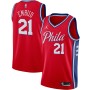 Joel Embiid Philadelphia 76ers Jordan Brand 2020/21 Swingman Jersey - Statement Edition - Red Joel Embiid Philadelphia 76ers Jordan Brand 2020/21 Swingman Jersey - Statement Edition - Red