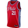 Joel Embiid Philadelphia 76ers Jordan Brand 2020/21 Swingman Jersey - Statement Edition - Red Joel Embiid Philadelphia 76ers Jordan Brand 2020/21 Swingman Jersey - Statement Edition - Red