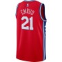 Joel Embiid Philadelphia 76ers Jordan Brand 2020/21 Swingman Jersey - Statement Edition - Red Joel Embiid Philadelphia 76ers Jordan Brand 2020/21 Swingman Jersey - Statement Edition - Red