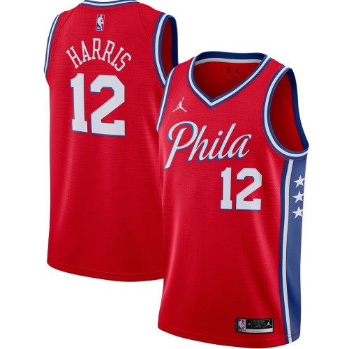Tobias Harris Philadelphia 76ers Jordan Brand 2020/21 Swingman Jersey - Statement Edition - Red Tobias Harris Philadelphia 76ers Jordan Brand 2020/21 Swingman Jersey - Statement Edition - Red