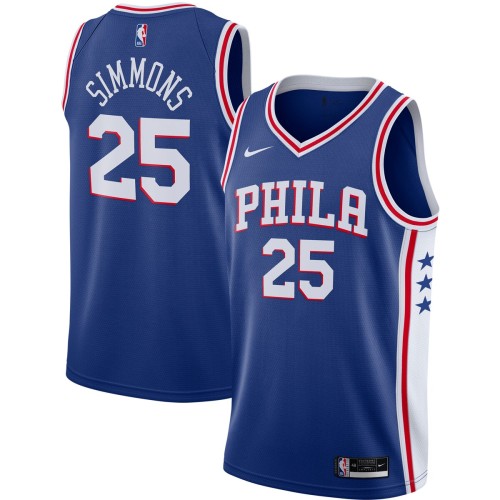 Ben Simmons Philadelphia 76ers Nike 2020/21 Swingman Jersey - Royal - Icon Edition Ben Simmons Philadelphia 76ers Nike 2020/21 Swingman Jersey - Royal - Icon Edition