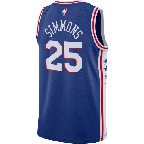 Ben Simmons Philadelphia 76ers Nike 2020/21 Swingman Jersey - Royal - Icon Edition Ben Simmons Philadelphia 76ers Nike 2020/21 Swingman Jersey - Royal - Icon Edition