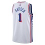 James Harden Philadelphia 76ers Nike Unisex Swingman Jersey - Association Edition - White James Harden Philadelphia 76ers Nike Unisex Swingman Jersey - Association Edition - White