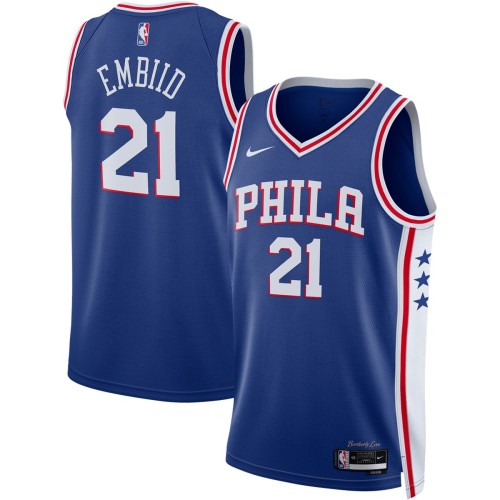 Joel Embiid Philadelphia 76ers Nike Unisex 2022/23 Swingman Jersey - Icon Edition - Royal Joel Embiid Philadelphia 76ers Nike Unisex 2022/23 Swingman Jersey - Icon Edition - Royal