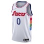 Tyrese Maxey Philadelphia 76ers Nike Unisex 2024/25 Swingman Player Jersey - City Edition - White Tyrese Maxey Philadelphia 76ers Nike Unisex 2024/25 Swingman Player Jersey - City Edition - White
