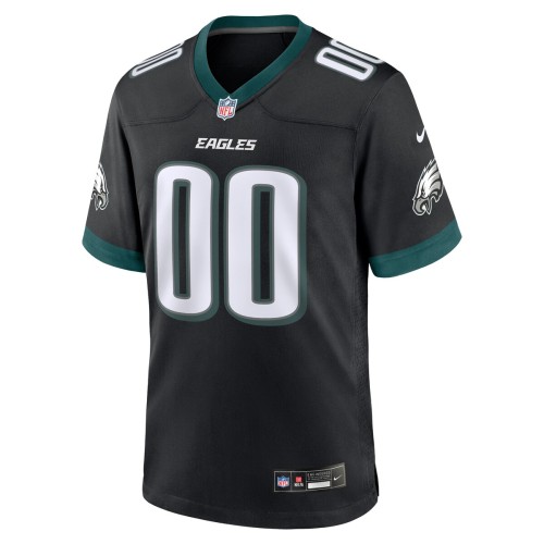 Philadelphia Eagles Nike Alternate Custom Game Jersey - Black Philadelphia Eagles Nike Alternate Custom Game Jersey - Black