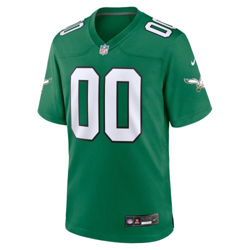 Philadelphia Eagles Nike Alternate Custom Game Jersey - Kelly Green Philadelphia Eagles Nike Alternate Custom Game Jersey - Kelly Green