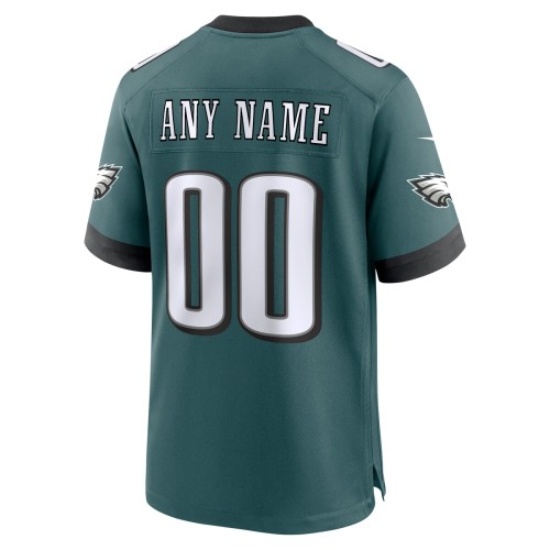 Philadelphia Eagles Nike Custom Game Jersey - Midnight Green Philadelphia Eagles Nike Custom Game Jersey - Midnight Green