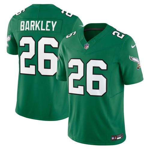 Saquon Barkley Philadelphia Eagles Nike Alternate Vapor F.U.S.E. Limited Jersey - Kelly Green Saquon Barkley Philadelphia Eagles Nike Alternate Vapor F.U.S.E. Limited Jersey - Kelly Green