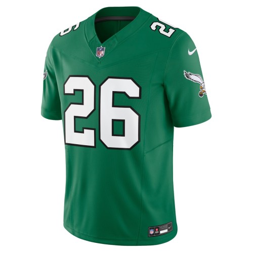 Saquon Barkley Philadelphia Eagles Nike Alternate Vapor F.U.S.E. Limited Jersey - Kelly Green Saquon Barkley Philadelphia Eagles Nike Alternate Vapor F.U.S.E. Limited Jersey - Kelly Green