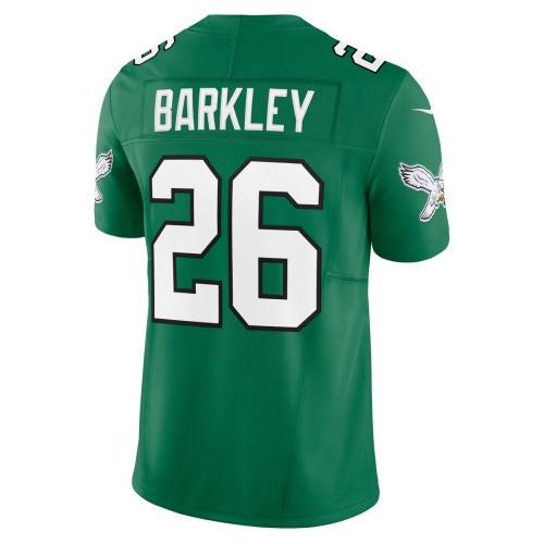 Saquon Barkley Philadelphia Eagles Nike Alternate Vapor F.U.S.E. Limited Jersey - Kelly Green Saquon Barkley Philadelphia Eagles Nike Alternate Vapor F.U.S.E. Limited Jersey - Kelly Green