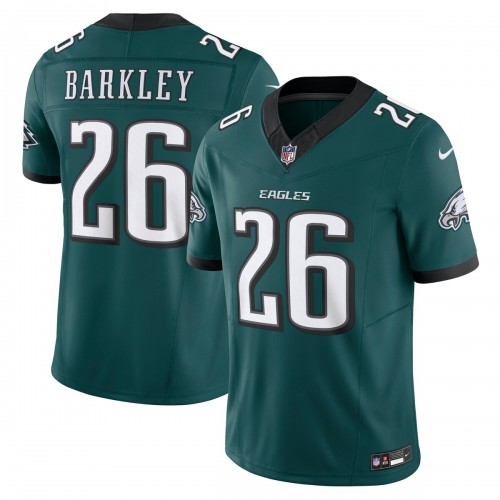 Saquon Barkley Philadelphia Eagles Nike Vapor F.U.S.E. Limited Jersey - Midnight Green Saquon Barkley Philadelphia Eagles Nike Vapor F.U.S.E. Limited Jersey - Midnight Green