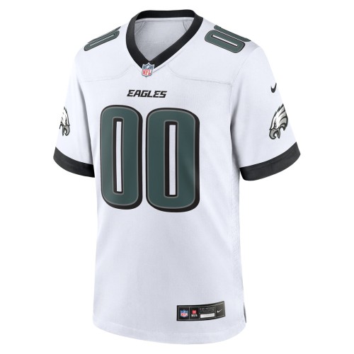Philadelphia Eagles Nike Custom Game Jersey - White Philadelphia Eagles Nike Custom Game Jersey - White