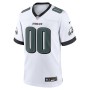 Philadelphia Eagles Nike Custom Game Jersey - White Philadelphia Eagles Nike Custom Game Jersey - White