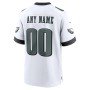 Philadelphia Eagles Nike Custom Game Jersey - White Philadelphia Eagles Nike Custom Game Jersey - White