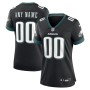 Philadelphia Eagles Nike Women's Alternate Custom Game Jersey - Black Philadelphia Eagles Nike Women's Alternate Custom Game Jersey - Black