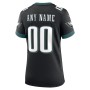 Philadelphia Eagles Nike Women's Alternate Custom Game Jersey - Black Philadelphia Eagles Nike Women's Alternate Custom Game Jersey - Black