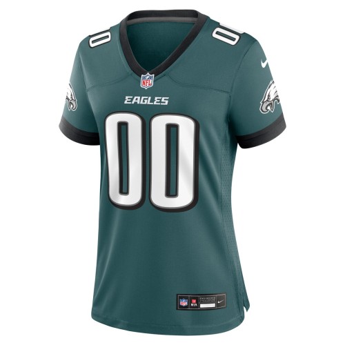 Philadelphia Eagles Nike Women's Custom Game Jersey - Midnight Green Philadelphia Eagles Nike Women's Custom Game Jersey - Midnight Green
