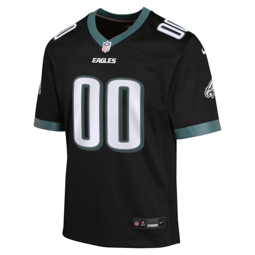 Philadelphia Eagles Nike Youth Alternate Custom Game Jersey - Black Philadelphia Eagles Nike Youth Alternate Custom Game Jersey - Black