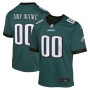 Philadelphia Eagles Nike Youth Custom Game Jersey - Midnight Green Philadelphia Eagles Nike Youth Custom Game Jersey - Midnight Green