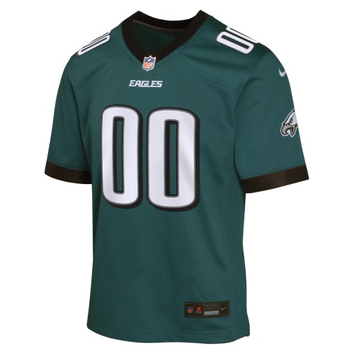 Philadelphia Eagles Nike Youth Custom Game Jersey - Midnight Green Philadelphia Eagles Nike Youth Custom Game Jersey - Midnight Green