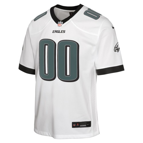 Philadelphia Eagles Nike Youth Custom Game Jersey - White Philadelphia Eagles Nike Youth Custom Game Jersey - White