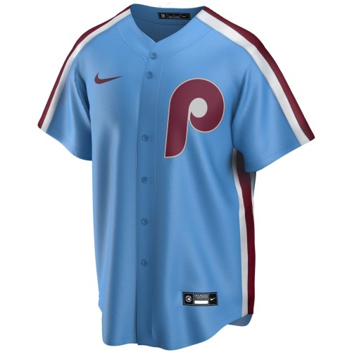 Mike Schmidt Philadelphia Phillies Nike Road Cooperstown Collection Replica Player Jersey - Light Blue Mike Schmidt Philadelphia Phillies Nike Road Cooperstown Collection Replica Player Jersey - Light Blue