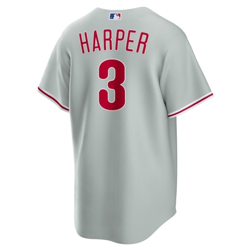 Bryce Harper Philadelphia Phillies Nike Road Replica Player Name Jersey - Gray Bryce Harper Philadelphia Phillies Nike Road Replica Player Name Jersey - Gray